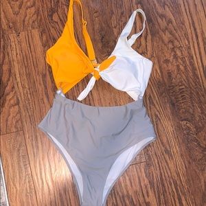 One piece bathing suit